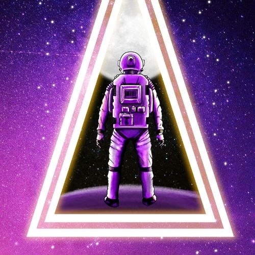 Astronaut Staring at Dimension