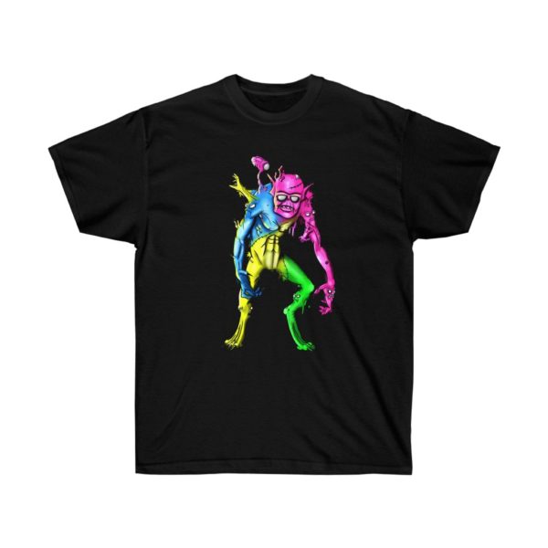 "Multi Color Monster" by Harry Noble Unisex Ultra Cotton Tee - Image 3