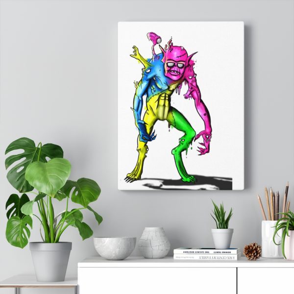 "Multi Color Monster" by Harry Noble Gallery Wraps - Image 2